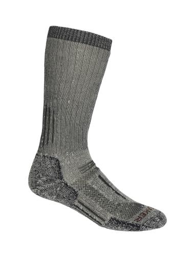 Icebreaker Men Mountaineer Mid Calf - jet hthr/espresso (Grösse: L) von Icebreaker