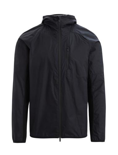 Icebreaker Men Shell+ Cotton Windbreaker - black (Grösse: M) von Icebreaker