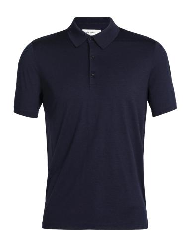 Icebreaker Men Tech Lite II SS Polo - midnight navy (Grösse: M) von Icebreaker