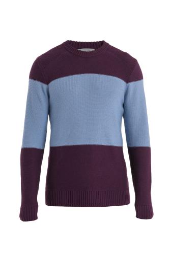 Icebreaker Men Waypoint Crewe Sweater - nightshade (Grösse: M) von Icebreaker