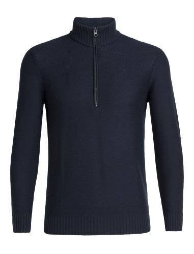 Icebreaker Men Waypoint LS Half Zip - midnight navy (Grösse: L) von Icebreaker