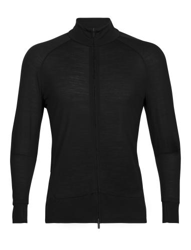 Icebreaker Men ZoneKnit LS Zip - black (Grösse: S) von Icebreaker