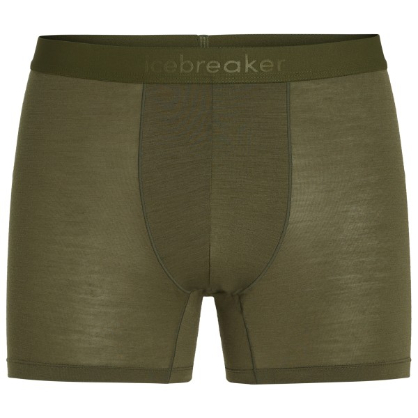 Icebreaker - Merino 125 Cool-Lite Anatomica Boxers - Merinounterwäsche Gr L oliv von Icebreaker