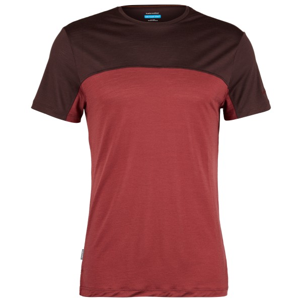 Icebreaker - Merino 125 Cool-Lite Sphere III S/S CB - Merinoshirt Gr L rot von Icebreaker