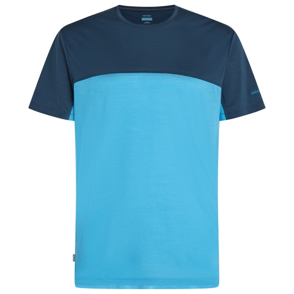 Icebreaker - Merino 125 Cool-Lite Sphere III S/S CB - Merinoshirt Gr M blau von Icebreaker