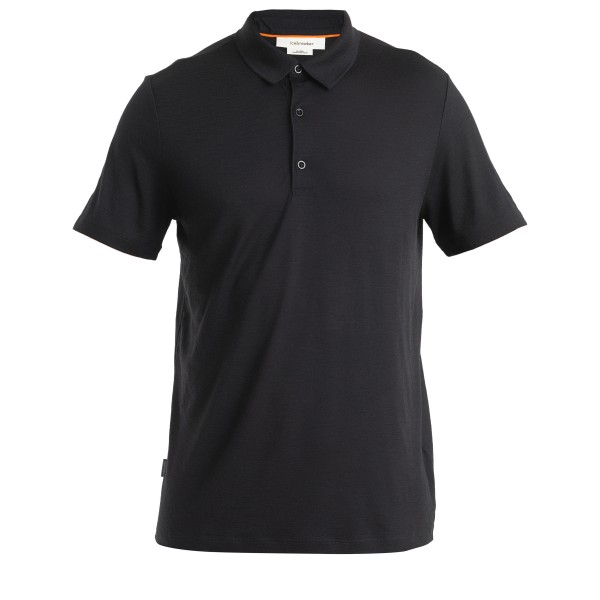 Icebreaker - Merino 150 Tech Lite III S/S Polo - Merinoshirt Gr L schwarz von Icebreaker