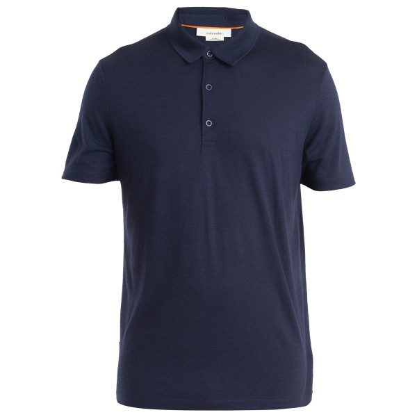 Icebreaker - Merino 150 Tech Lite III S/S Polo - Merinoshirt Gr S blau von Icebreaker