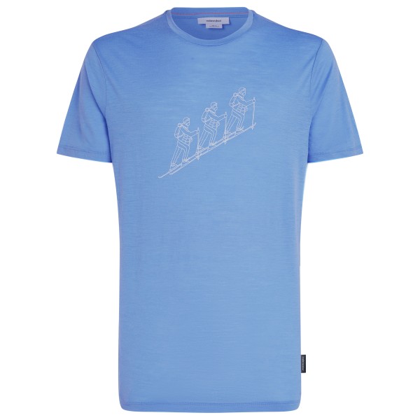 Icebreaker - Merino 150 Tech Lite S/S T Natural Ski Tour - Merinoshirt Gr L;M;S;XL;XXL schwarz von Icebreaker