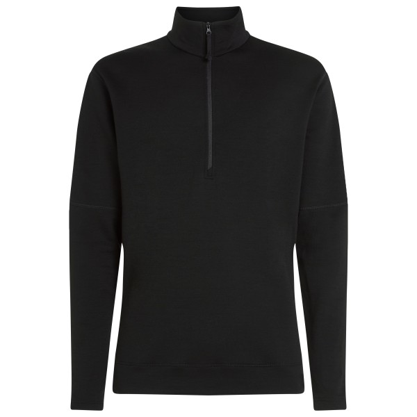 Icebreaker - Merino 360 RealFleece Elemental L/S Half Zip - Merinolongsleeve Gr L schwarz von Icebreaker