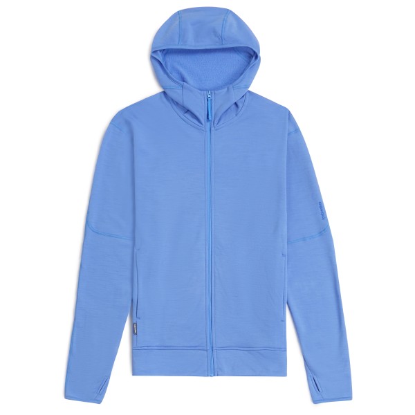 Icebreaker - Merino 360 RealFleece Elemental L/S Zip Hoodie - Merinohoodie Gr L;M;S;XL;XXL blau;schwarz von Icebreaker