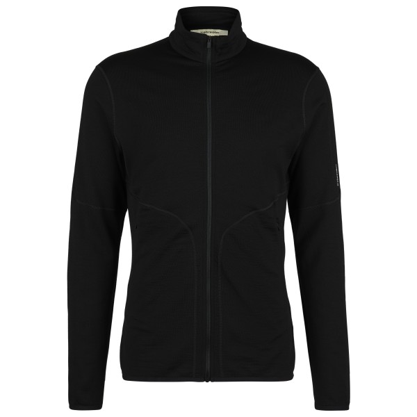 Icebreaker - Merino 560 RealFleece Elemental II L/S Zip - Merinojacke Gr L;M;S;XL;XXL rot;schwarz von Icebreaker