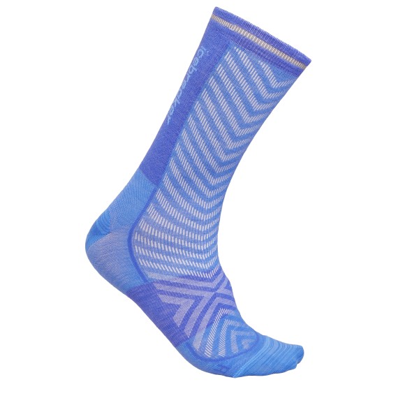 Icebreaker - Merino Run+ Ultralight Crew - Laufsocken Gr XL blau/lila von Icebreaker