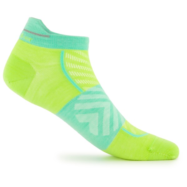 Icebreaker - Merino Run+ Ultralight Micro - Laufsocken Gr S;XL grün;schwarz;türkis von Icebreaker