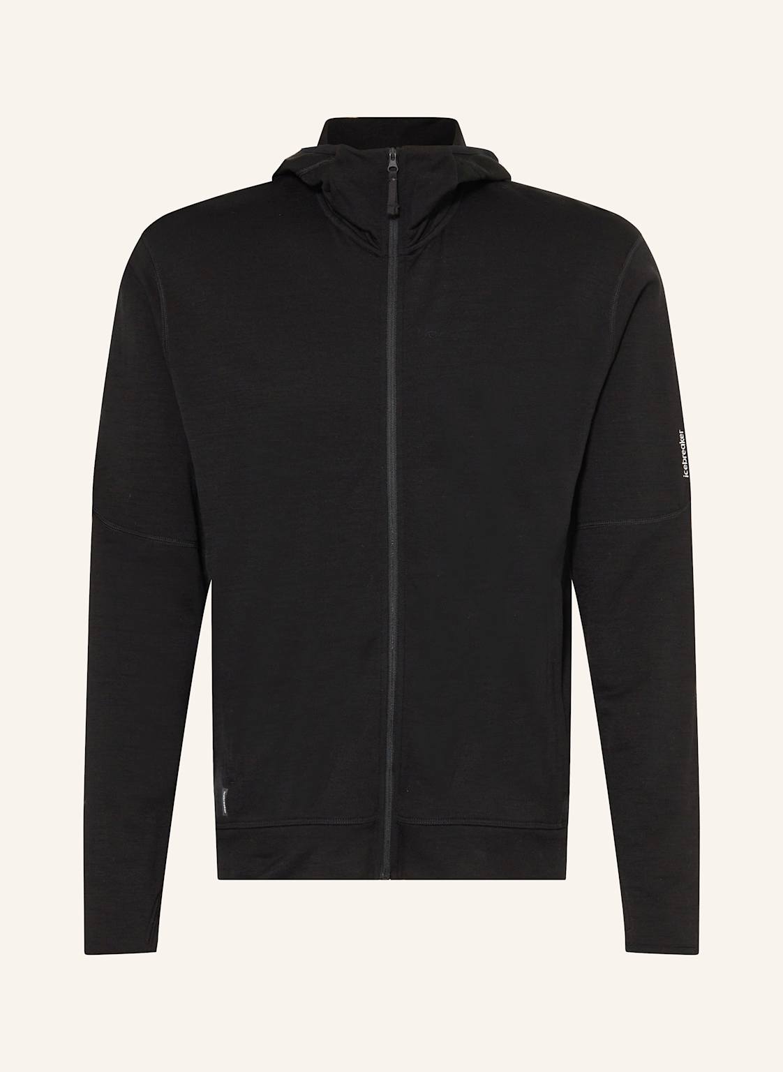 Icebreaker Midlayer-Jacke Merino 360 Realfleece™ Elemental schwarz von Icebreaker