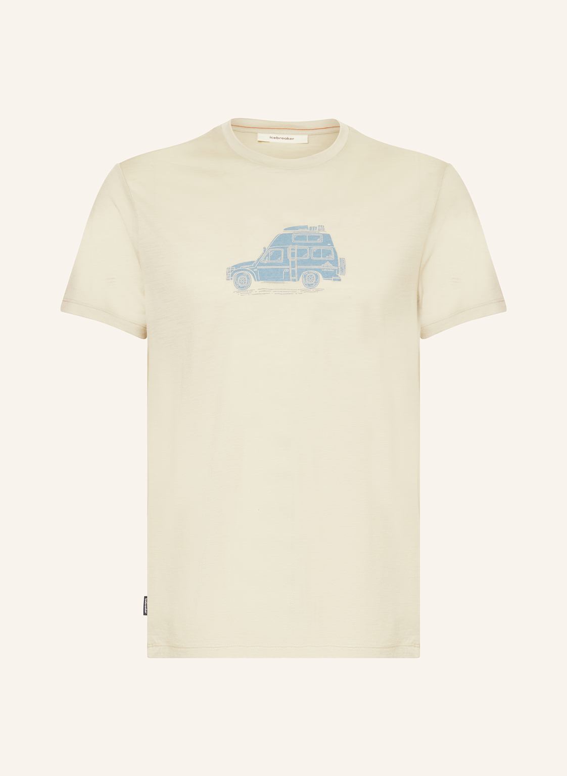 Icebreaker T-Shirt Merino 150 Tech Lite™ Aus Merinowolle beige von Icebreaker