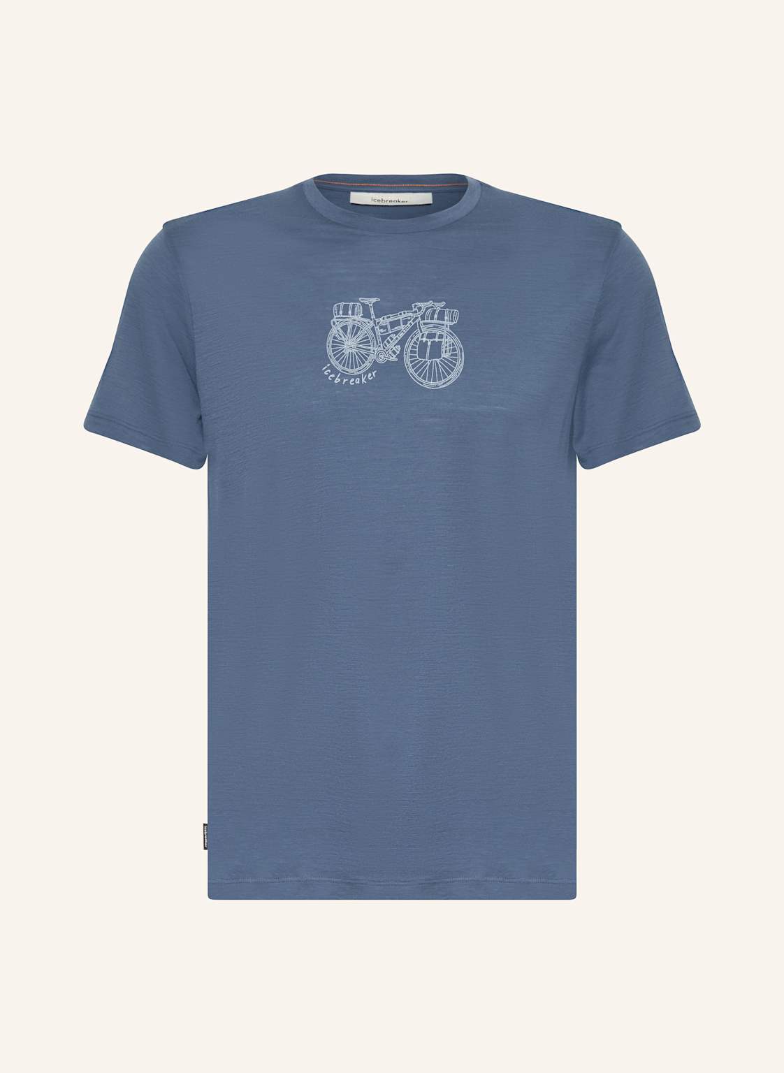 Icebreaker T-Shirt Merino 150 Tech Lite™ Aus Merinowolle blau von Icebreaker