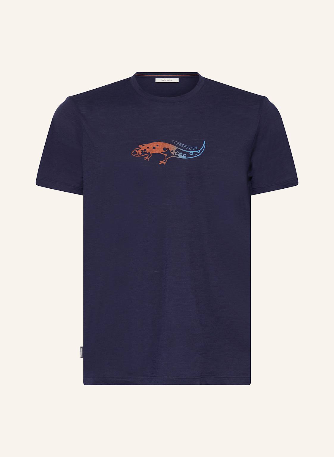 Icebreaker T-Shirt Merino 150 Tech Lite™ Aus Merinowolle blau von Icebreaker