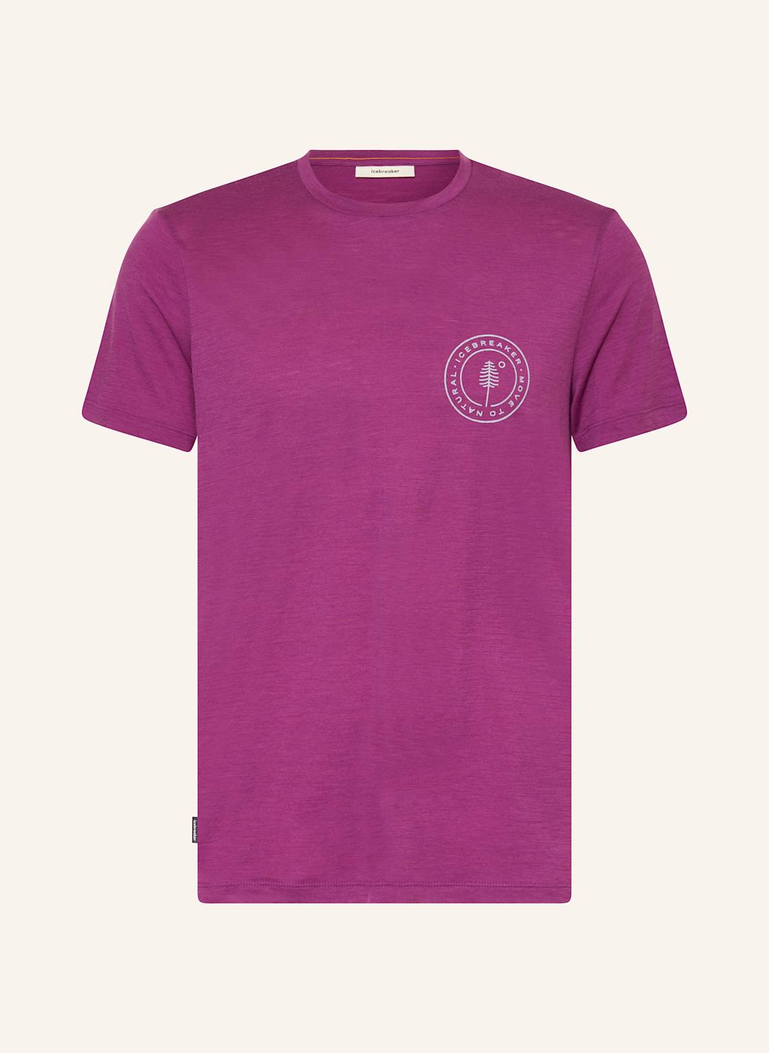 Icebreaker T-Shirt Merino 150 Tech Lite™ Aus Merinowolle lila von Icebreaker