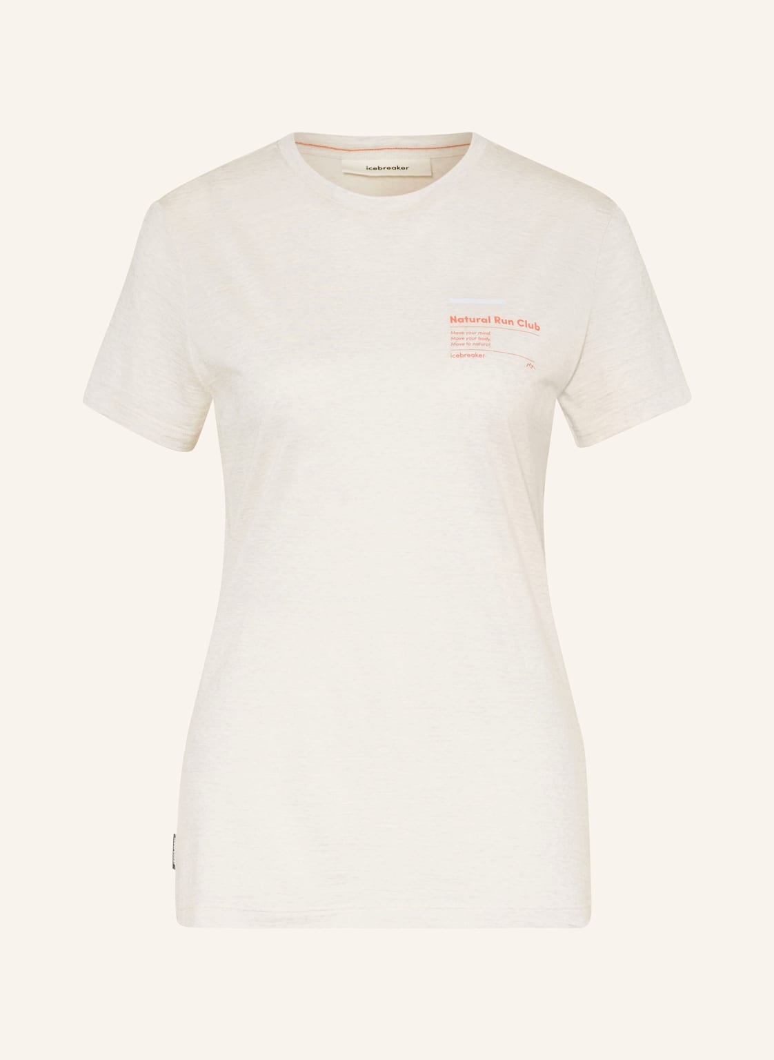 Icebreaker T-Shirt Merino Tech Lite Iii Aus Merinowolle weiss von Icebreaker