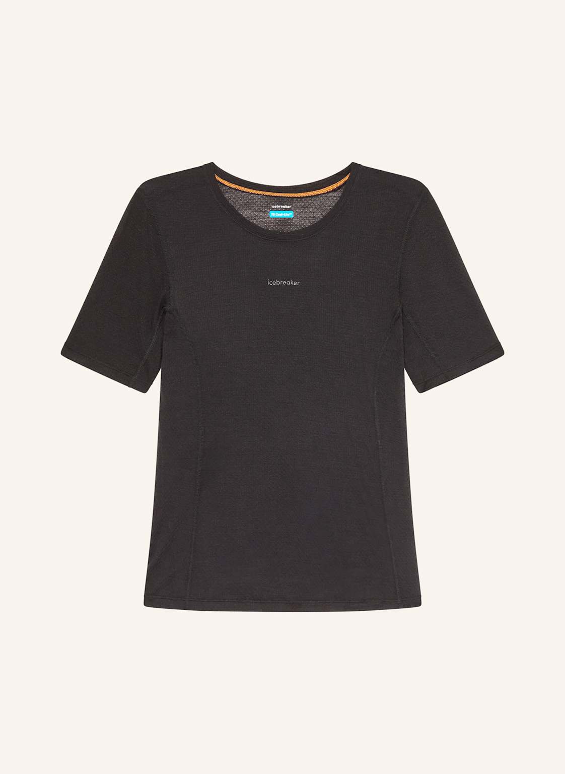 Icebreaker T-Shirt Merinomix 75 Cool-Lite™ schwarz von Icebreaker