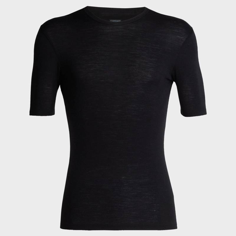 Thermoshirt, Kurzarm Herren Schwarz XL von Icebreaker