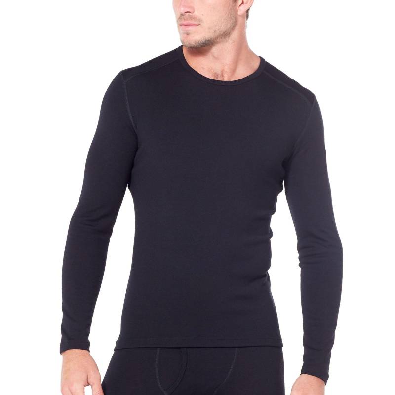 Thermoshirt, Langarm Herren Black L von Icebreaker