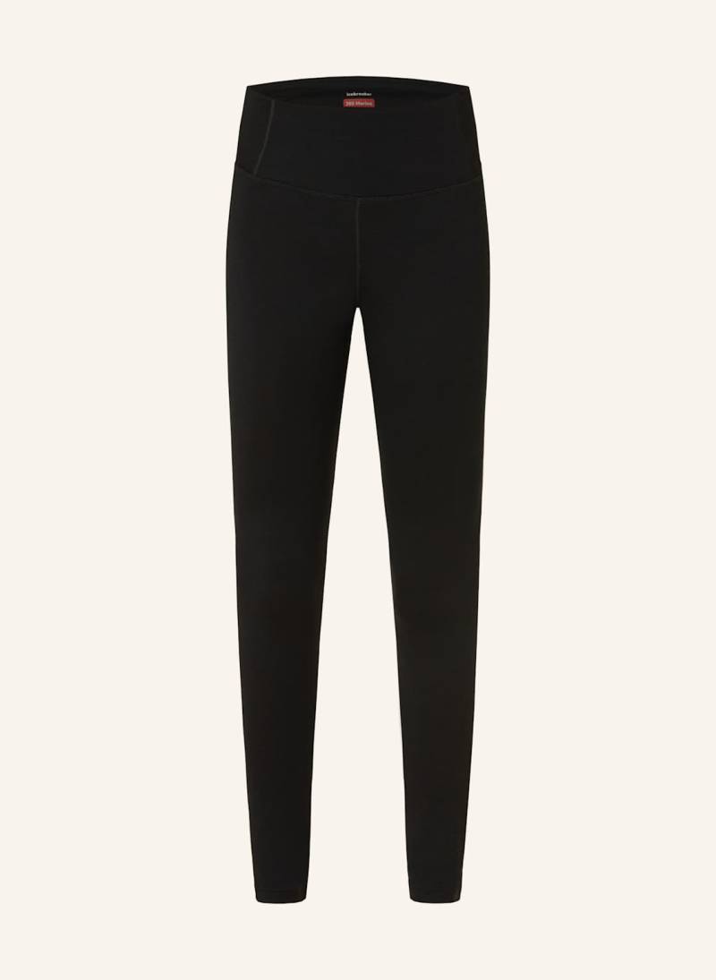 Icebreaker Tights Merino 260 Tech Aus Merinowolle schwarz von Icebreaker