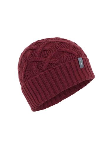 Icebreaker Unisex Merino Mer Cable Knit Beanie - port von Icebreaker