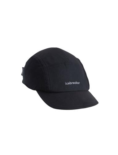 Icebreaker Unisex Merino Shell+ Windbreaker 5 Panel Cap - black (Grösse: OS) von Icebreaker