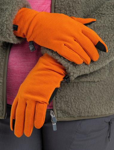 Icebreaker Unisex Sierra Gloves - earth (Grösse: S) von Icebreaker