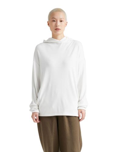 Icebreaker Unisex icebreaker x Goldwin Merino 15.5 LS Hoodie - snow (Grösse: S) von Icebreaker