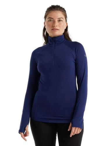 Icebreaker Women 150 Zone LS Half Zip - royal navy (Grösse: XS) von Icebreaker