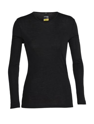 Icebreaker Women 175 Everyday LS Crewe - black (Grösse: XL) von Icebreaker