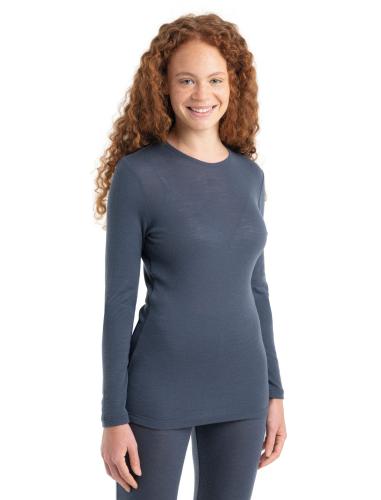 Icebreaker Women 175 Everyday LS Crewe - graphite (Grösse: XL) von Icebreaker