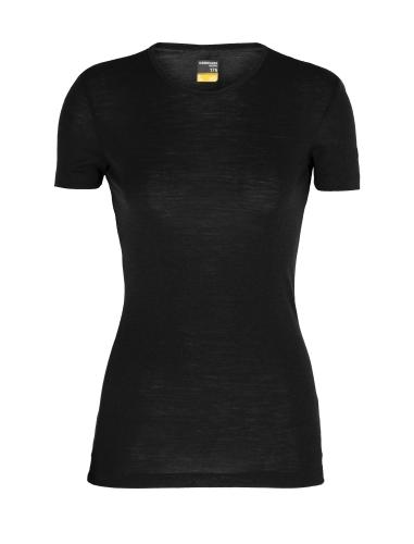 Icebreaker Women 175 Everyday SS Crewe - black (Grösse: XL) von Icebreaker
