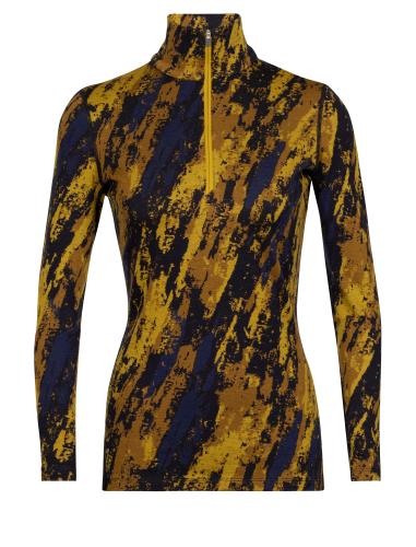 Icebreaker Women 250 Vertex LS Half Zip Sedimentary - silent gold (Grösse: XL) von Icebreaker