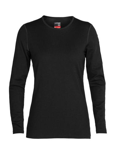 Icebreaker Women 260 Tech LS Crewe - black (Grösse: S) von Icebreaker