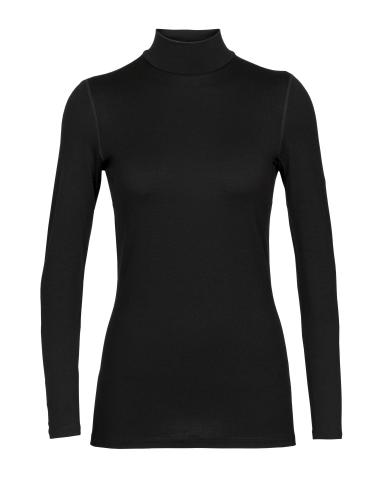 Icebreaker Women 260 Tech LS Turtleneck - black (Grösse: M) von Icebreaker