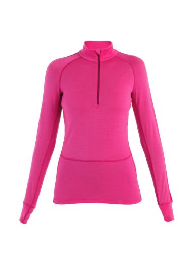 Icebreaker Women 260 ZoneKnit LS Half Zip - tempo (Grösse: XS) von Icebreaker