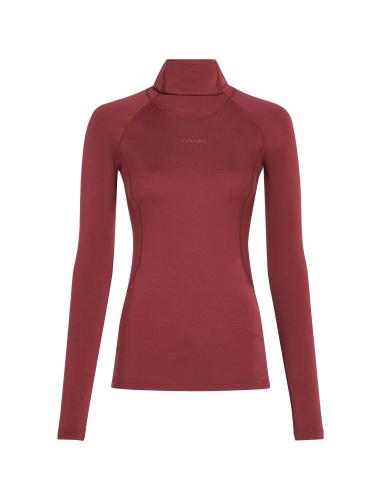 Icebreaker Women 300 MerinoFine Polar LS Roll Neck - port (Grösse: M) von Icebreaker