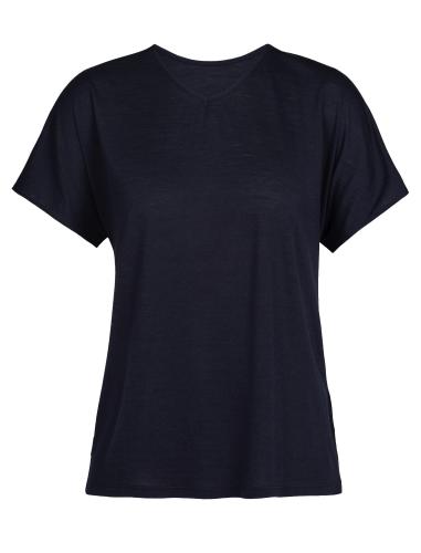 Icebreaker Women Drayden Reversible SS Top - midnight navy (Grösse: L) von Icebreaker