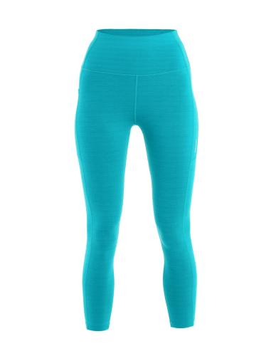 Icebreaker Women Fastray High Rise Tights - flux green (Grösse: L) von Icebreaker