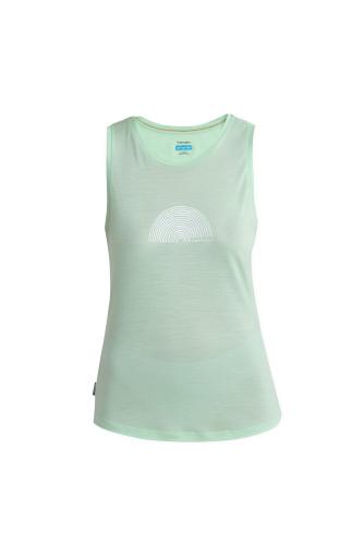 Icebreaker Women Merino 125 Cool-Lite Sphere III Tank Summer Shine - glass (Grösse: L) von Icebreaker