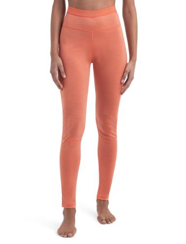 Icebreaker Women Merino 125 ZoneKnit Leggings - tang (Grösse: M) von Icebreaker