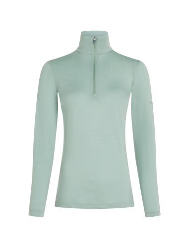 Icebreaker Women Merino 200 Oasis LS Half Zip - moss (Grösse: XL) von Icebreaker