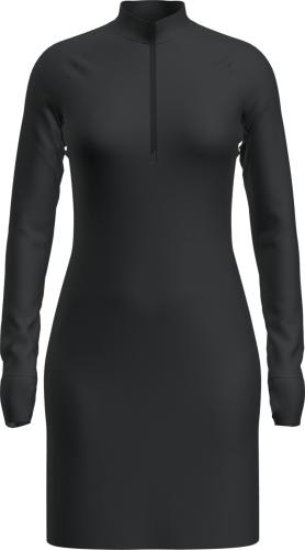 Icebreaker Women Merino 260 Granary LS Half Zip Dress - black (Grösse: L) von Icebreaker