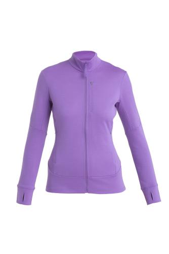 Icebreaker Women Merino 260 Quantum IV LS Zip - magic (Grösse: S) von Icebreaker