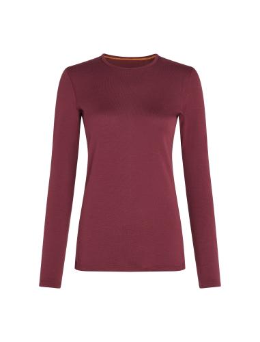 Icebreaker Women Merino 260 Tech LS Crewe - port (Grösse: M) von Icebreaker