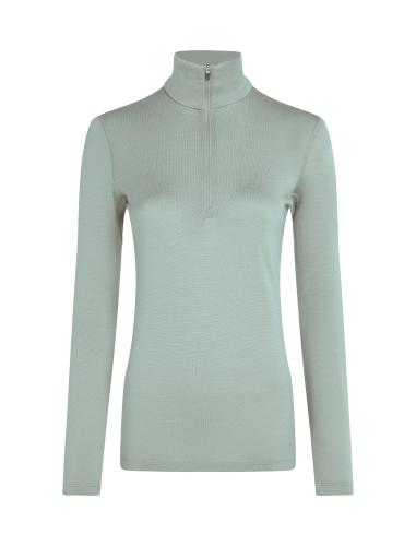 Icebreaker Women Merino 260 Tech LS Half Zip - moss (Grösse: XL) von Icebreaker