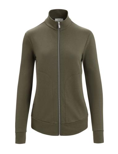 Icebreaker Women Merino Central Classic LS Zip - loden (Grösse: S) von Icebreaker